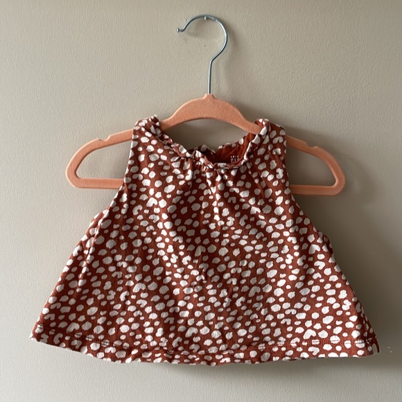 BABY GAP Brown Cheetah Two Piece 6-12 Months - Picture 5 of 7